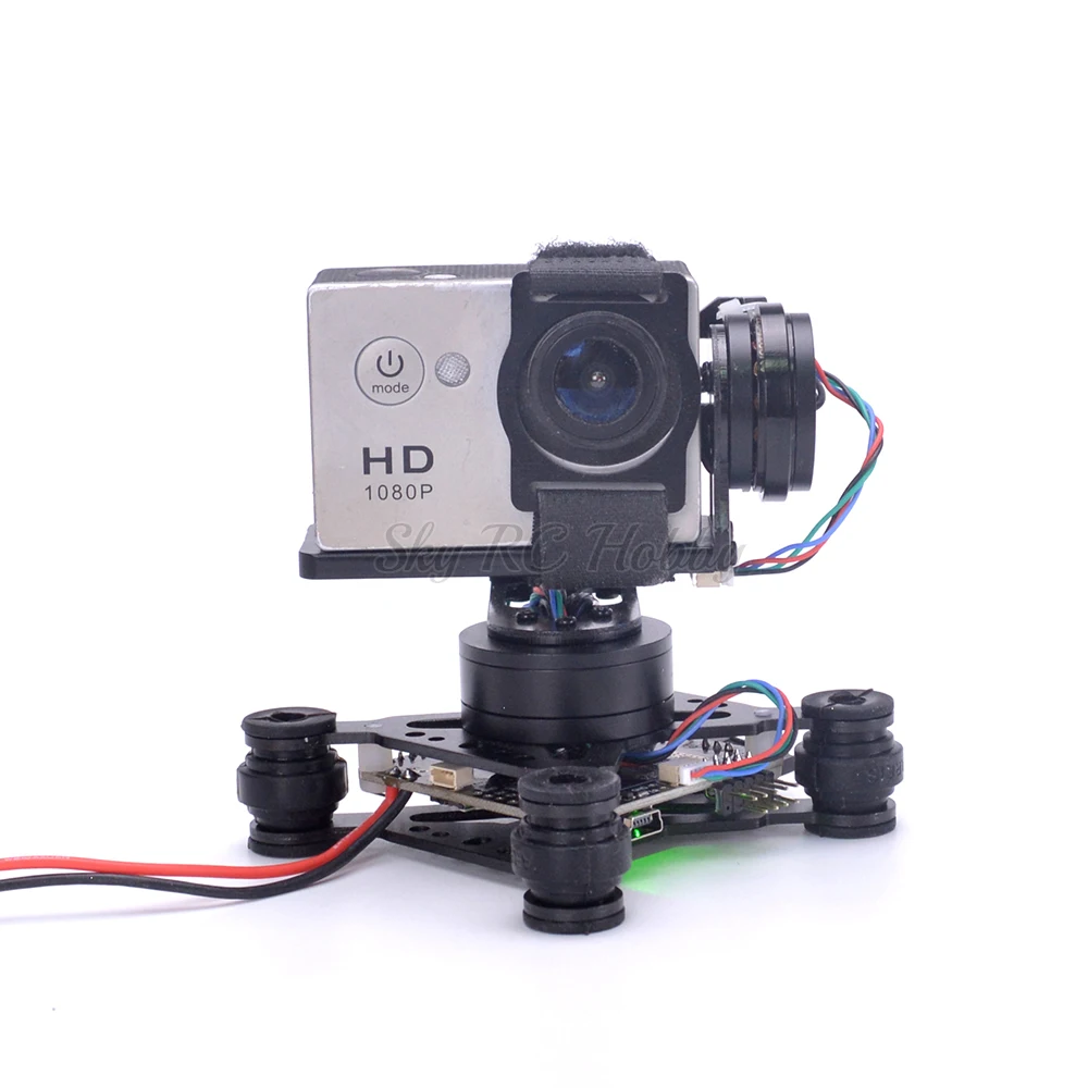 Lightweight 2-Axis / 3-Axis Br - Drone Gimbal For Gopro Hero 评论和价格