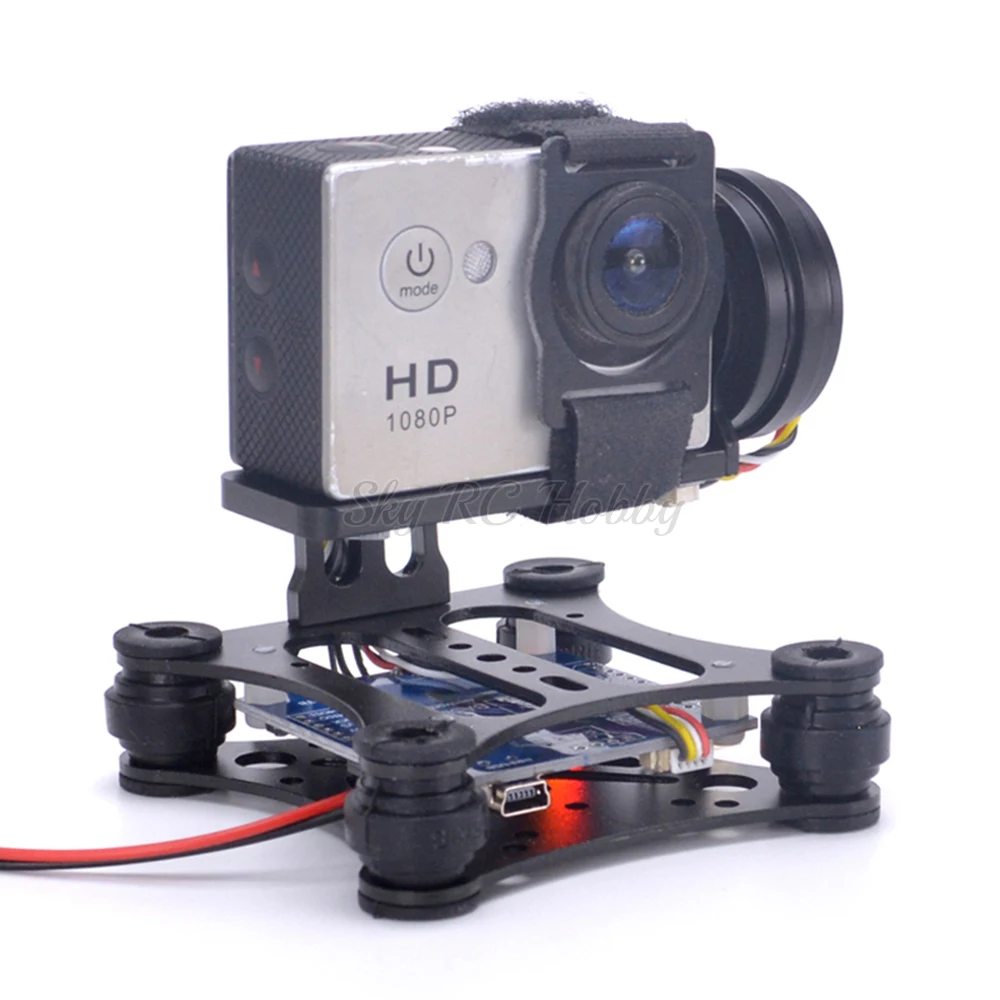 Lightweight 2-Axis / 3-Axis Br - Drone Gimbal For Gopro Hero 评论和价格