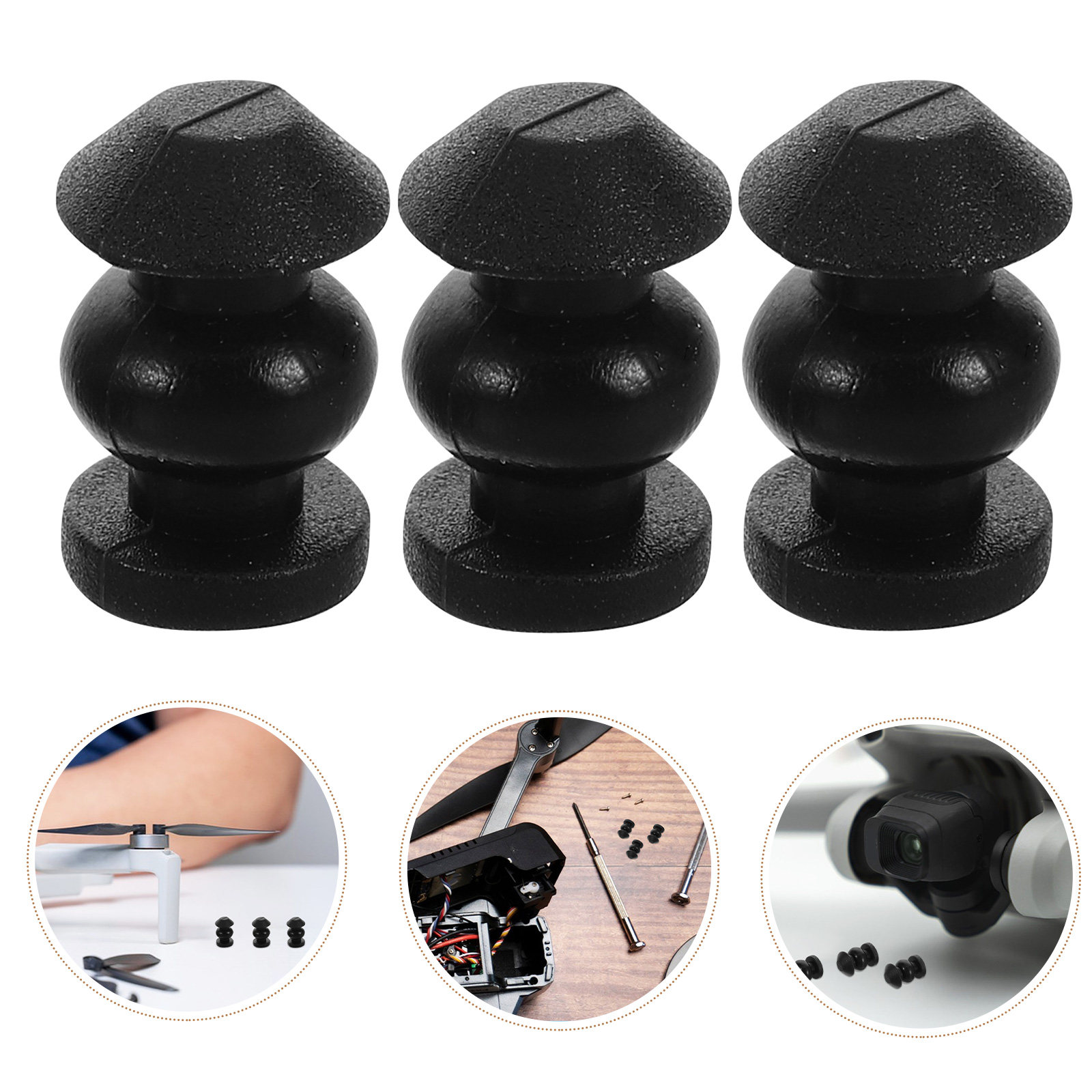10Pcs Rc Drone Gimbal Silicone - Drone Gimbal Dampener 评论和价格