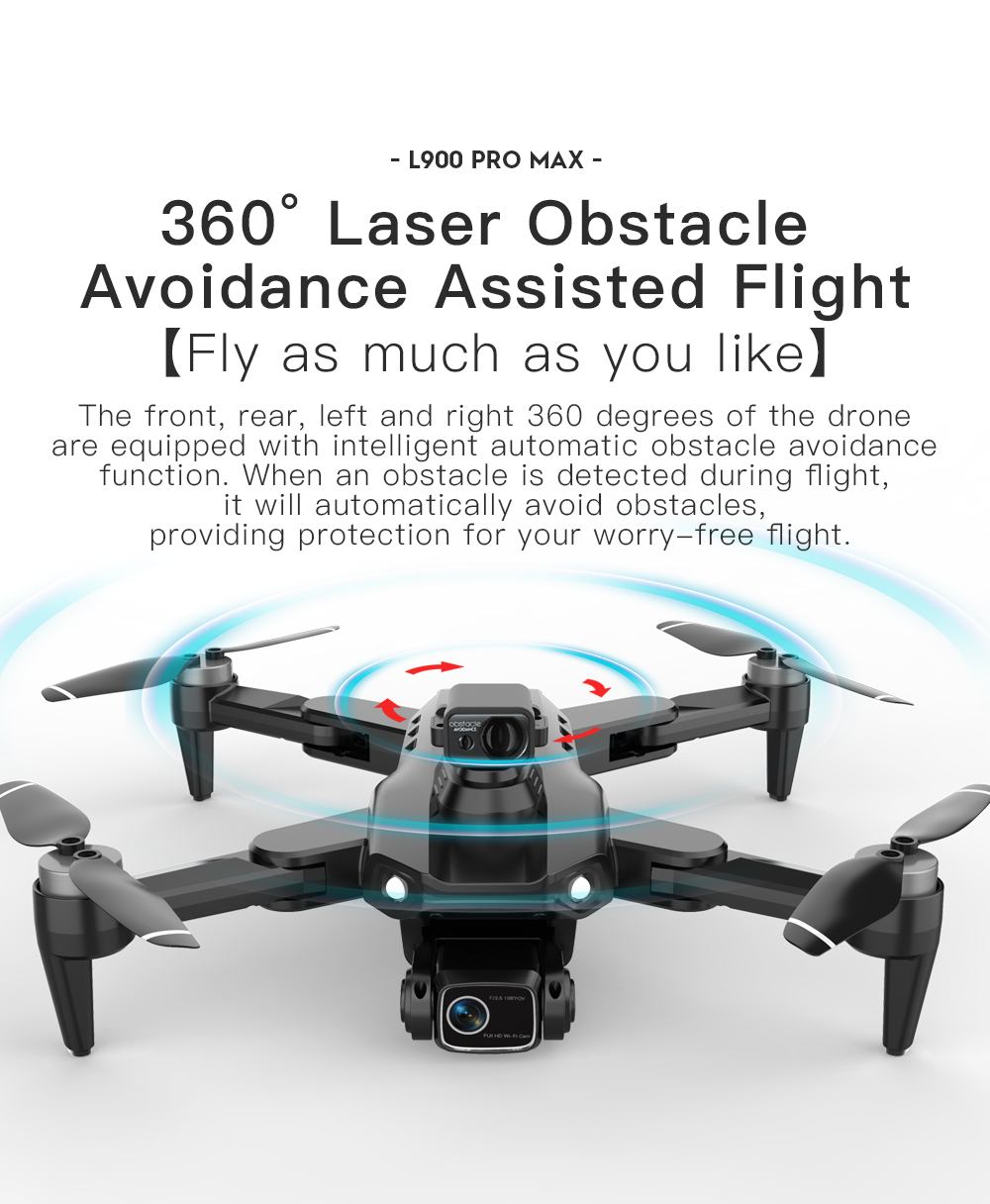 LYZRC L900 PRO MAX Laser obsta - Drone Gimbal 2 Axis 评论和价格