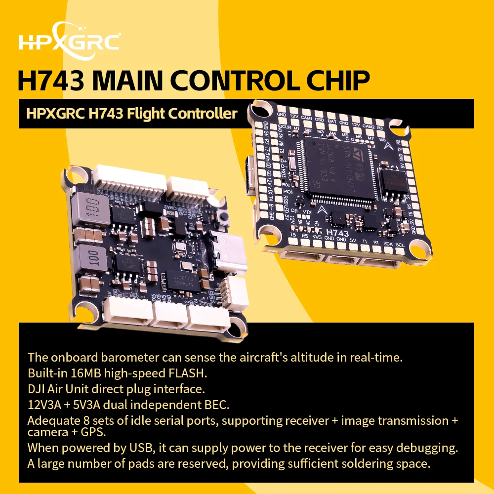 HPXGRC H743 Flight Controller  - Betaflight Fc F7 评论和价格
